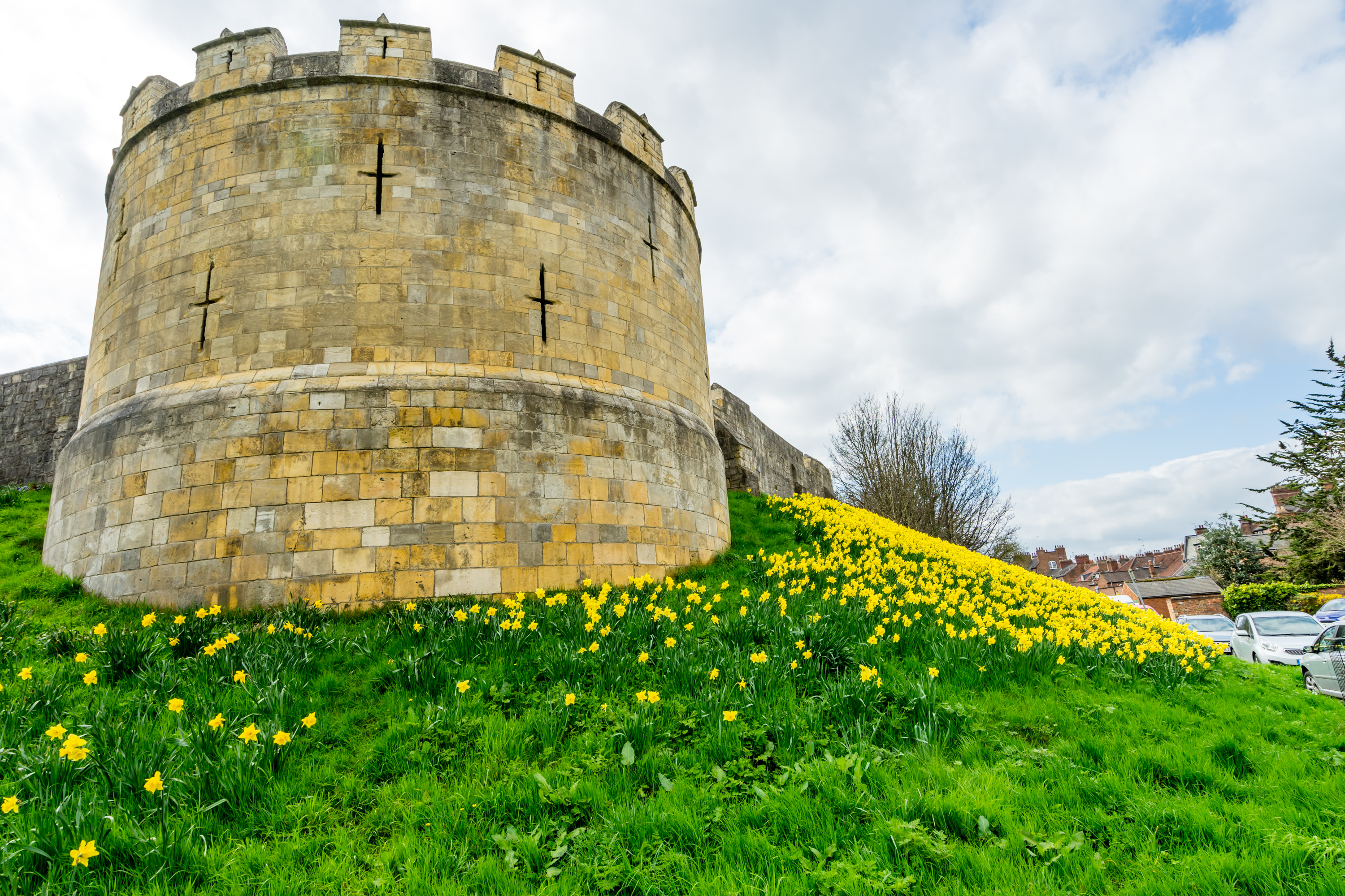  View of the Walls showing things to do in York 