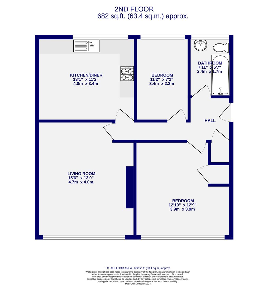 Floorplans For Ings Flats, Fulford, York, YO10 4PY