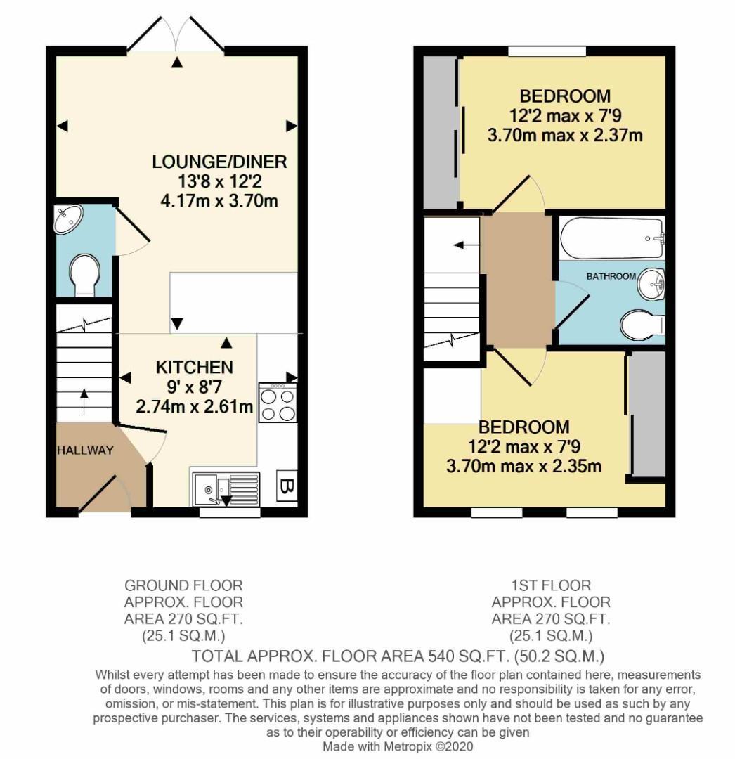 Floorplans For Brunswick Crescent, Sherburn In Elmet, Leeds, LS25 6GD