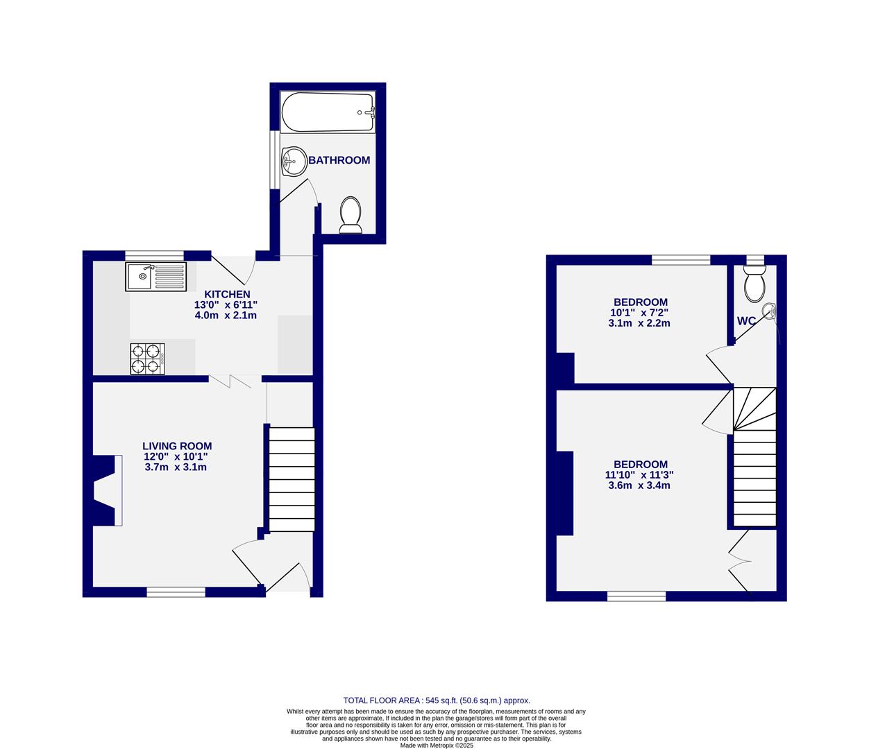 Floorplans For Dewsbury Cottages, Bishophill