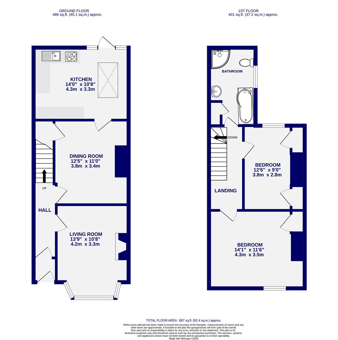 Floorplans For Stanley Street, York, YO31 8NW