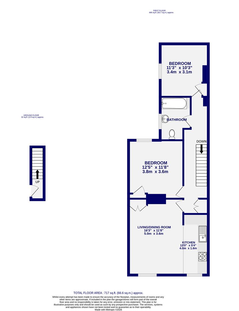 Floorplans For Markham Crescent ,York, YO31 8NS
