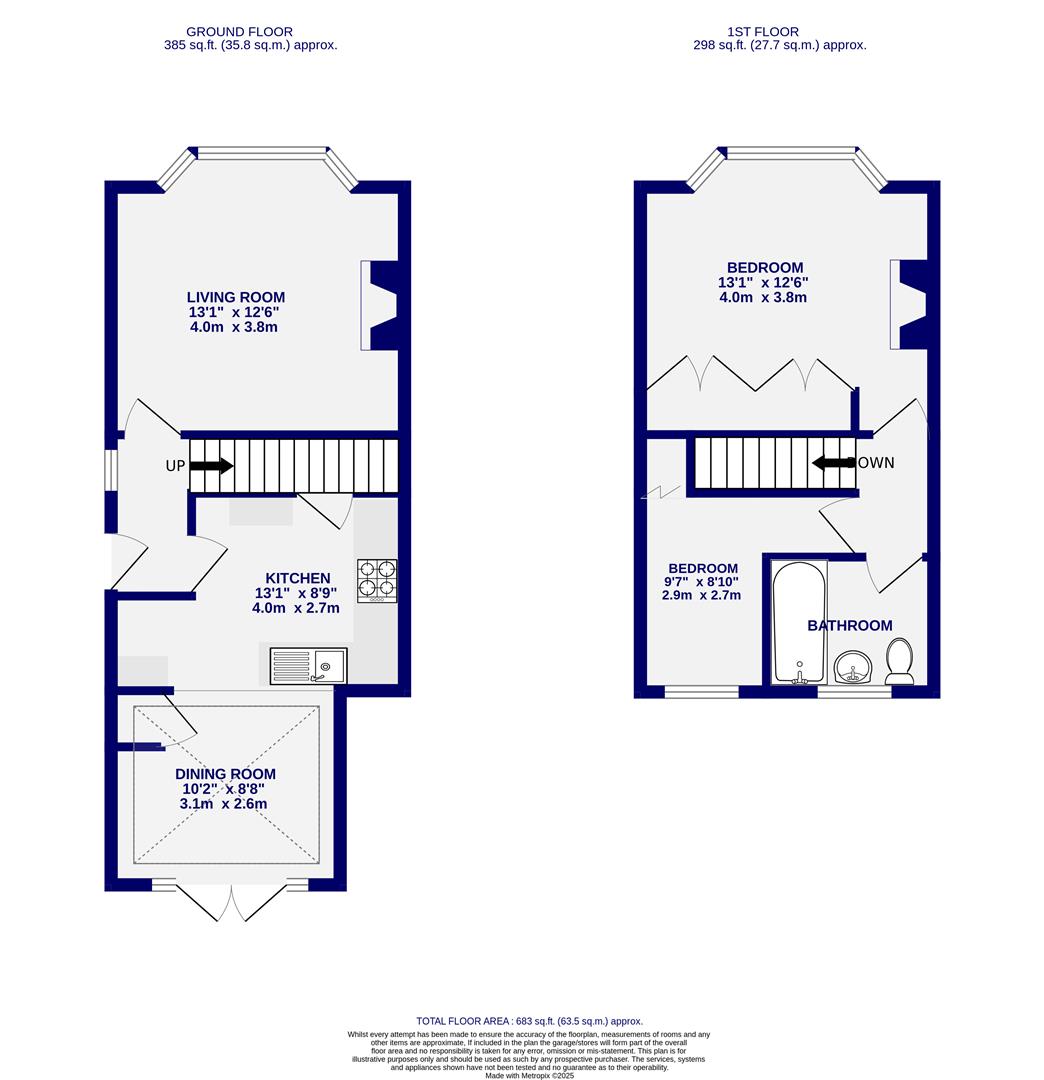 Floorplans For Swinerton Avenue, York, YO26 4YT