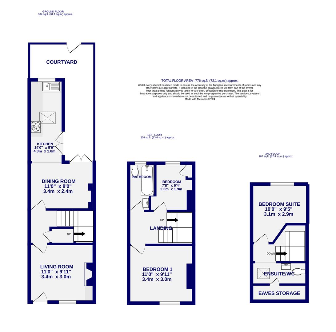Floorplans For Finsbury Street, South Bank