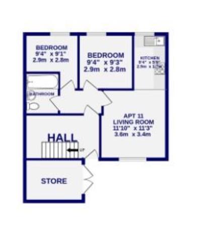 Floorplans For Crossley Court, Clarence Street, York, YO31 7DE