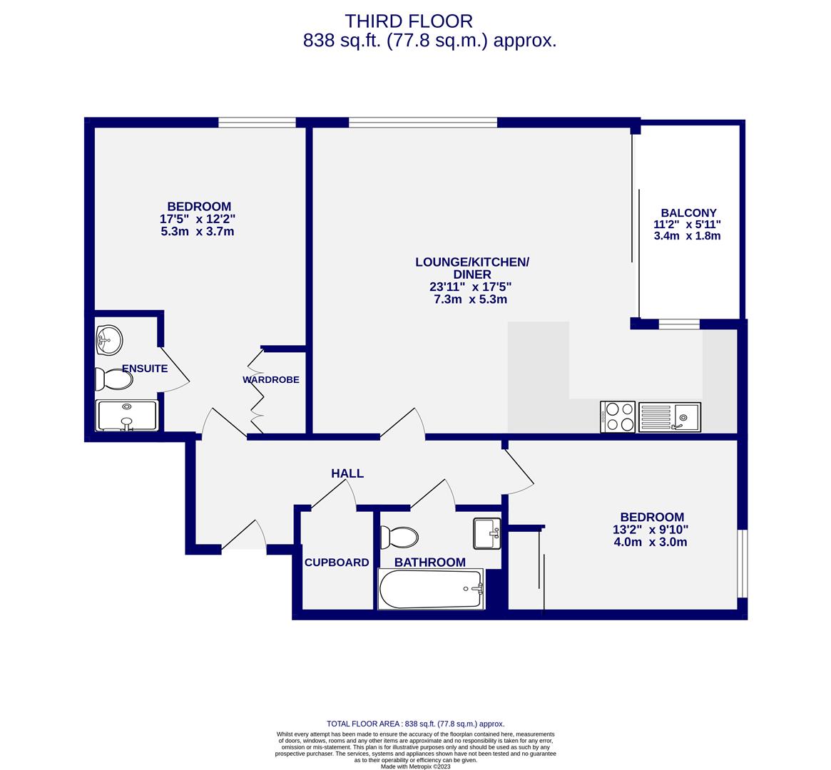 Floorplans For Cocoa House, Clock Tower Way, York, YO23