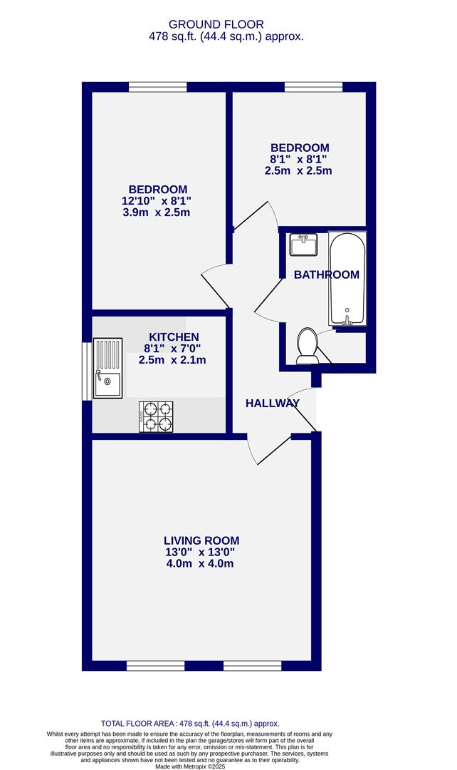 Floorplans For Barbican Mews, York, YO10 5BZ