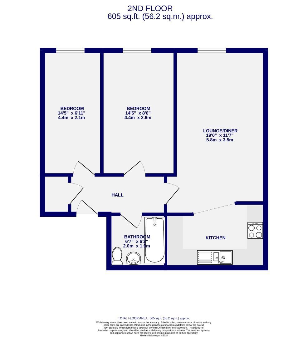 Floorplans For Trafalgar House, Piccadilly, York, YO1 9QP