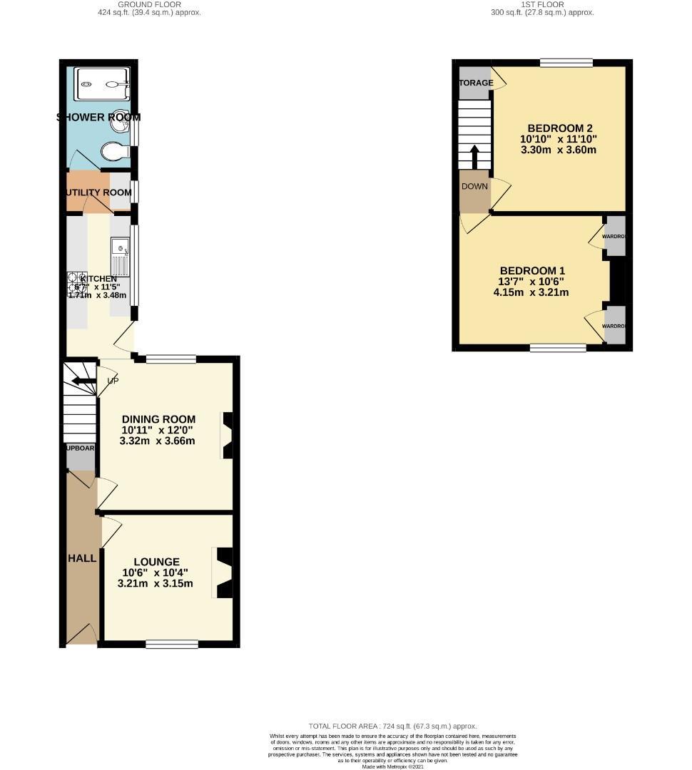 Floorplans For Newborough Street, York, YO30 7AS