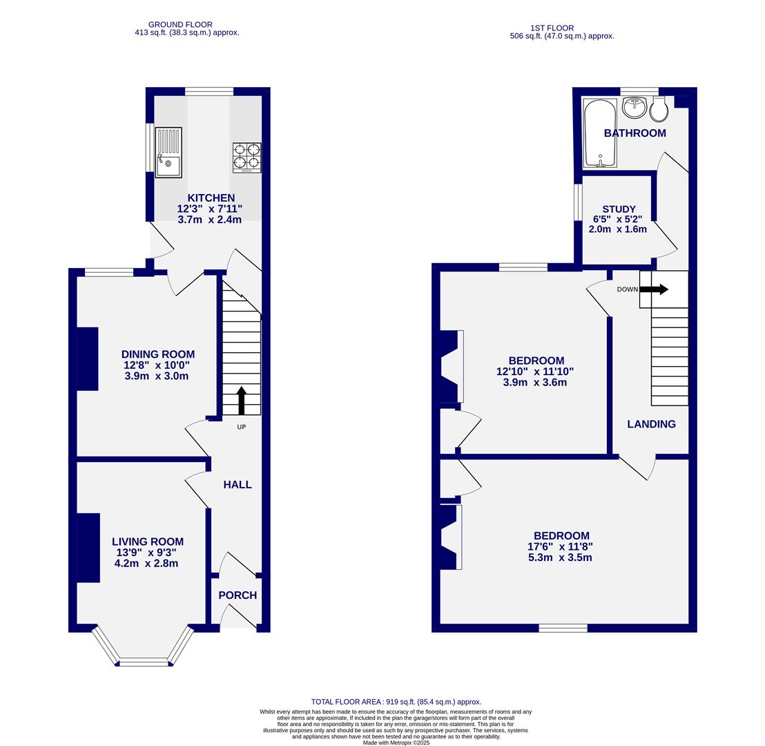 Floorplans For Alma Terrace, Fulford, York, YO10