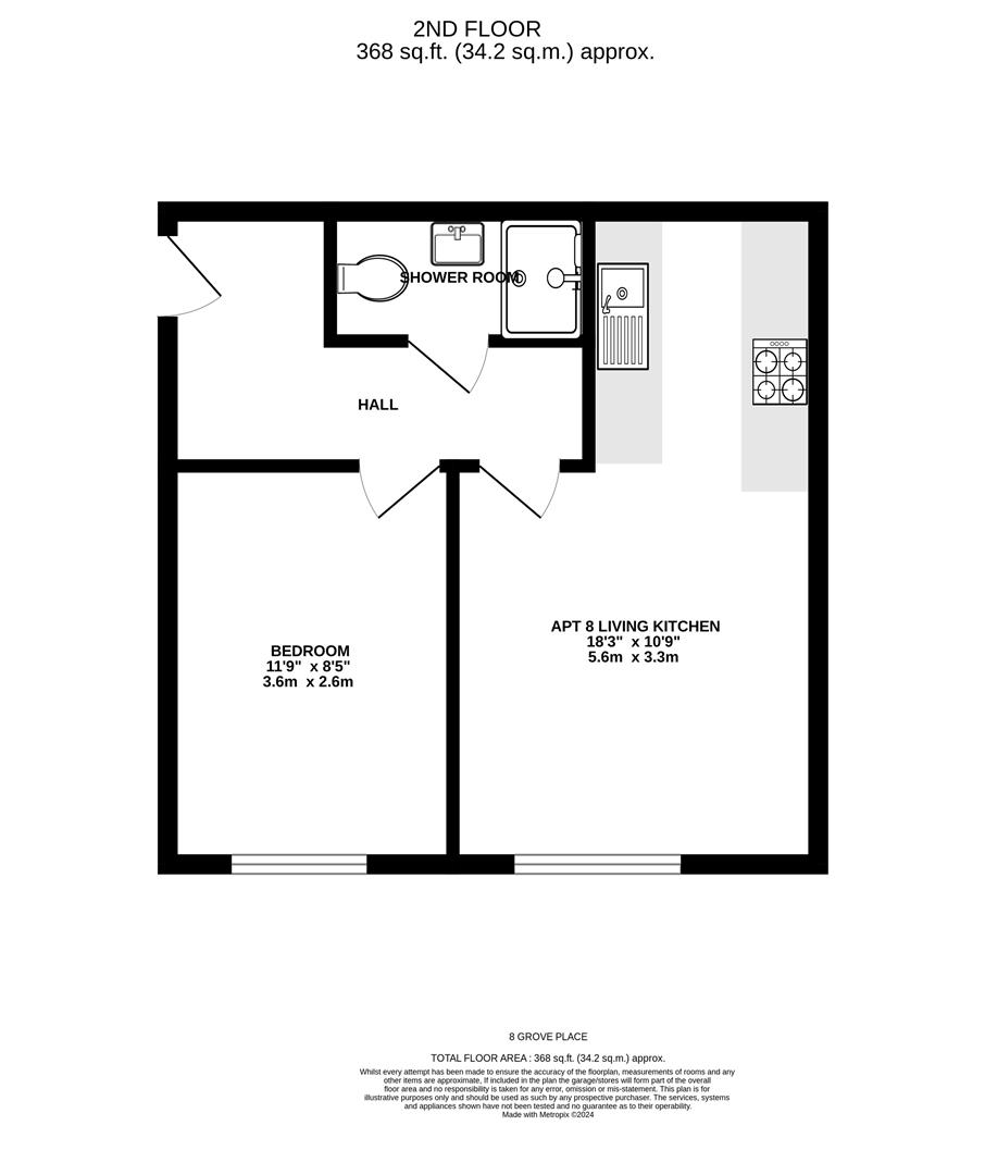 Floorplans For Grove Place, Jackson Street, York, YO31 7RG