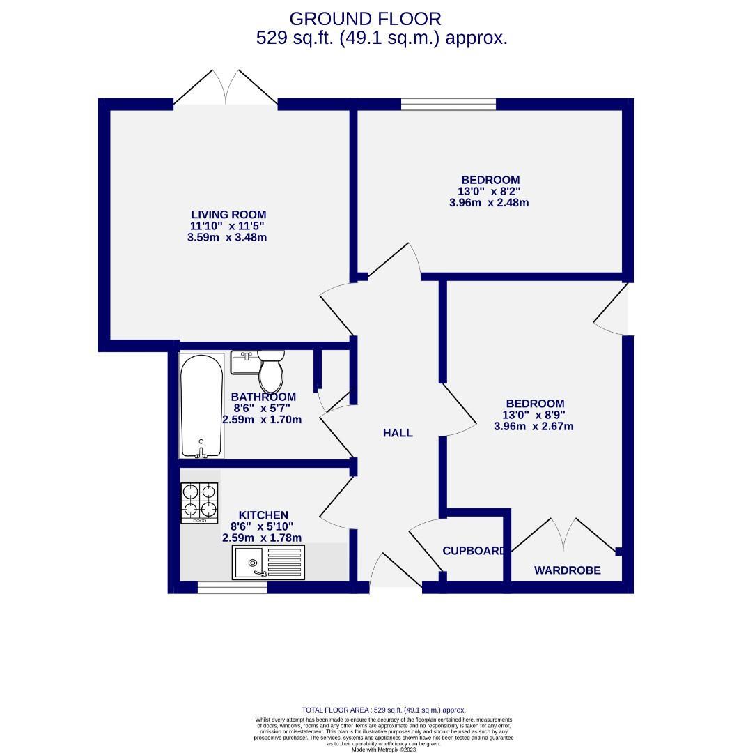 Floorplans For Oakville Court, Huntington Road, York, YO31