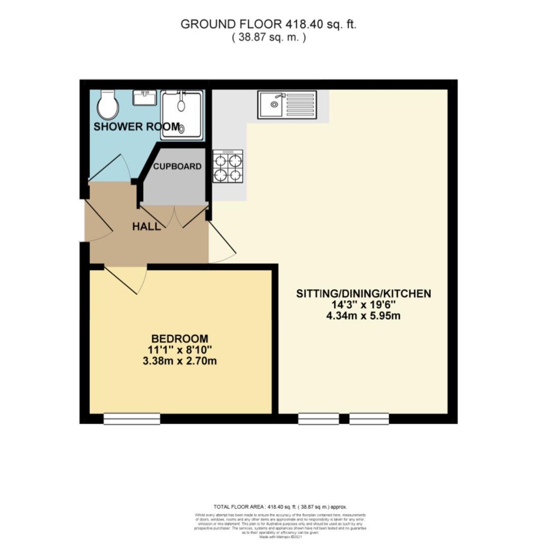 Floorplans For London Mews, Hawthorn Grove, York, YO31