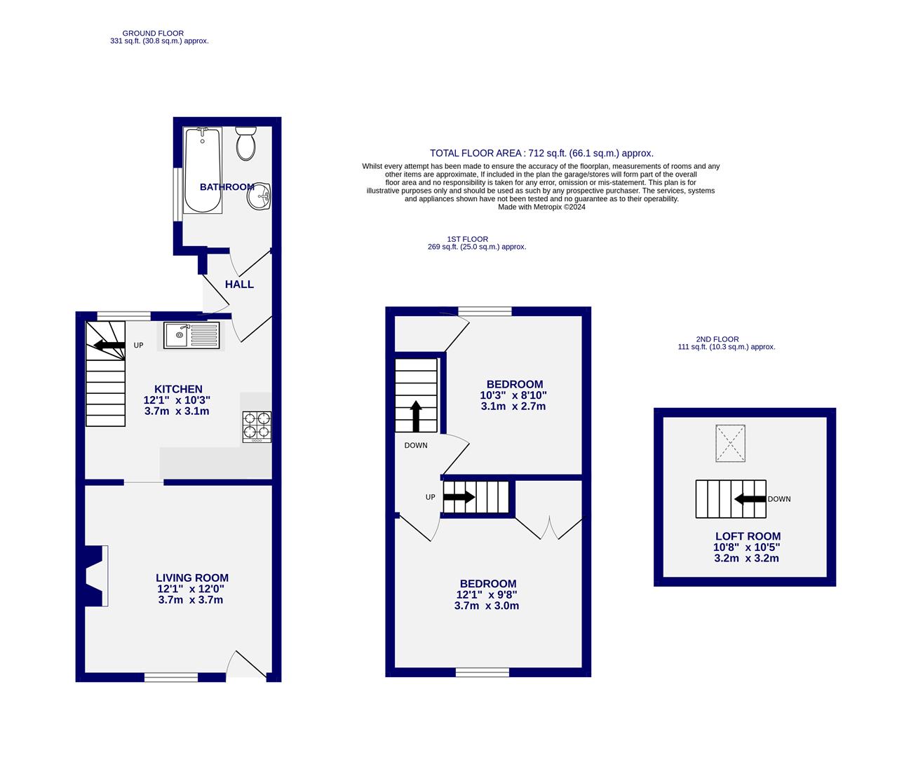 Floorplans For Lockwood Street, York, YO31 7SY