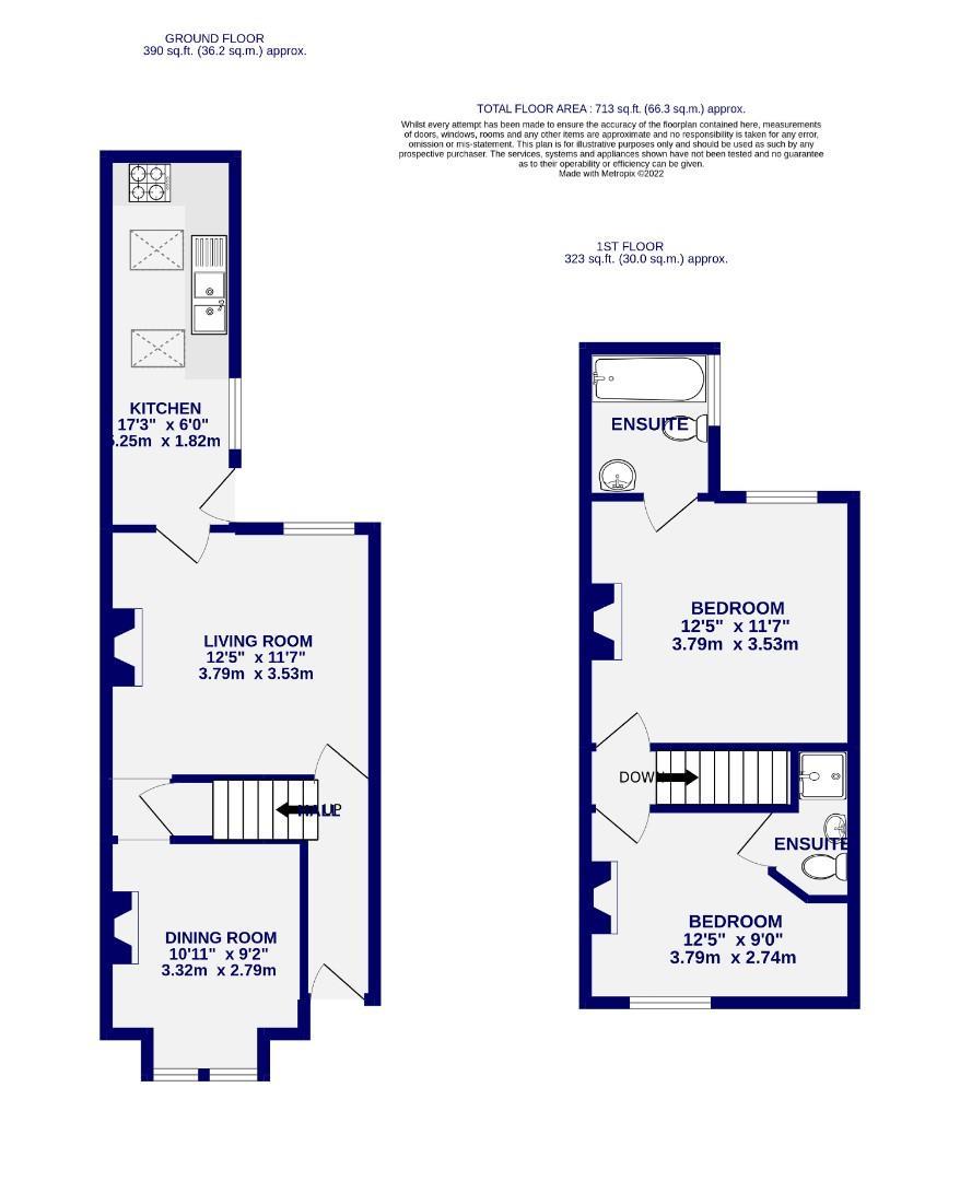 Floorplans For Falsgrave Crescent, York, YO30 7AZ