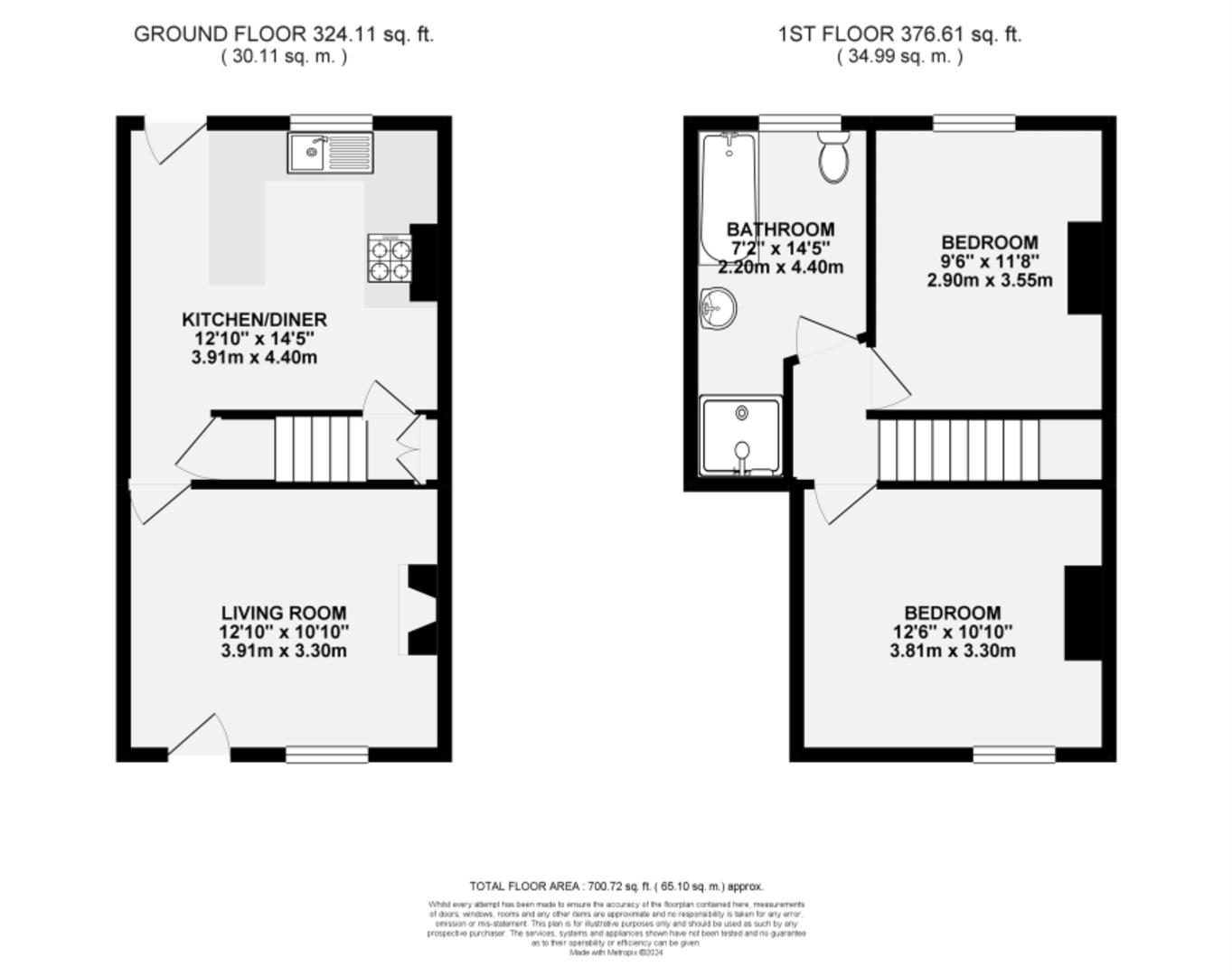Floorplans For Milton Place, Gowthorpe, Selby, YO8 4HH