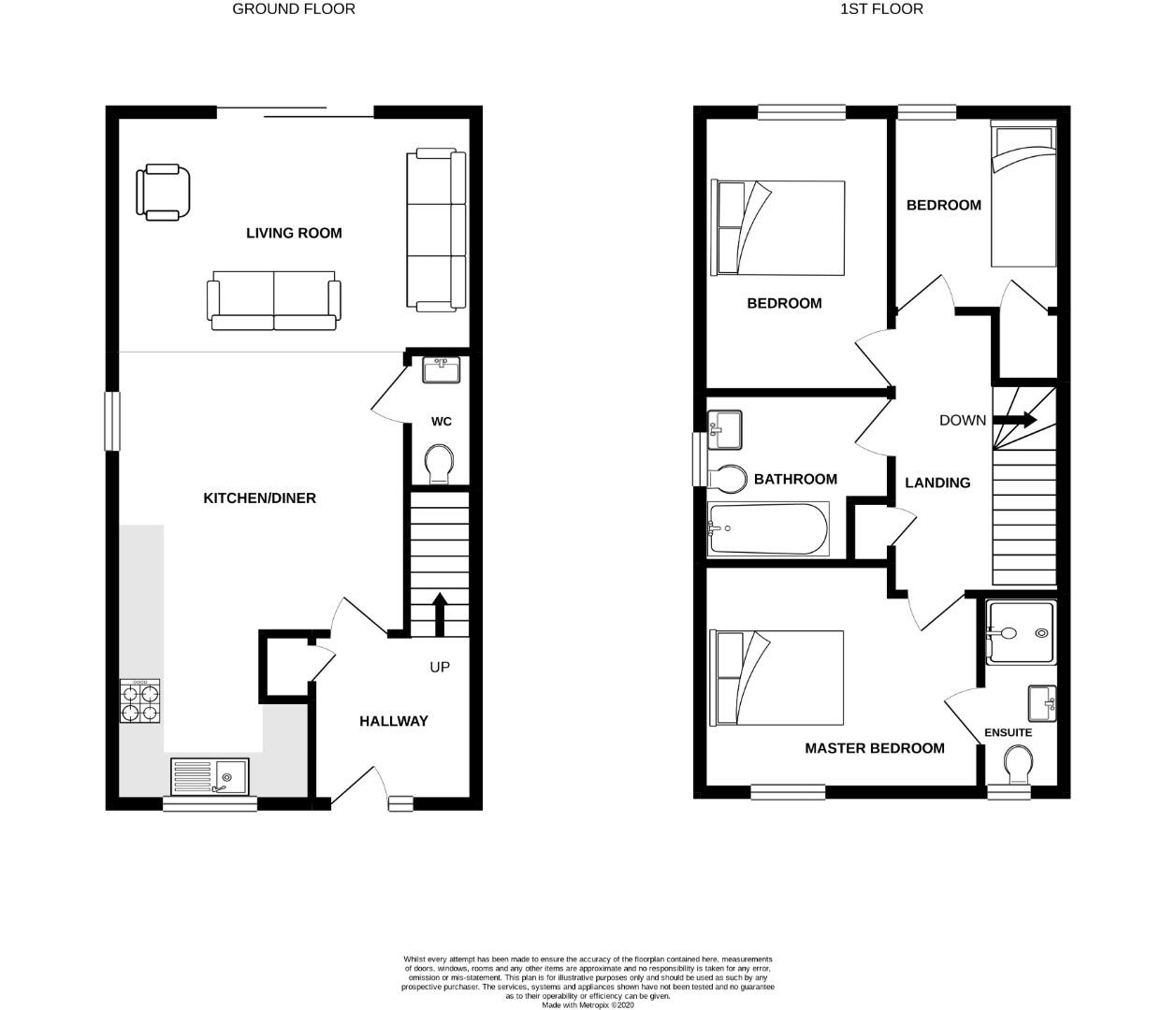 Floorplans For The Fern, Plot 82 Lowfield Green, Acomb, York