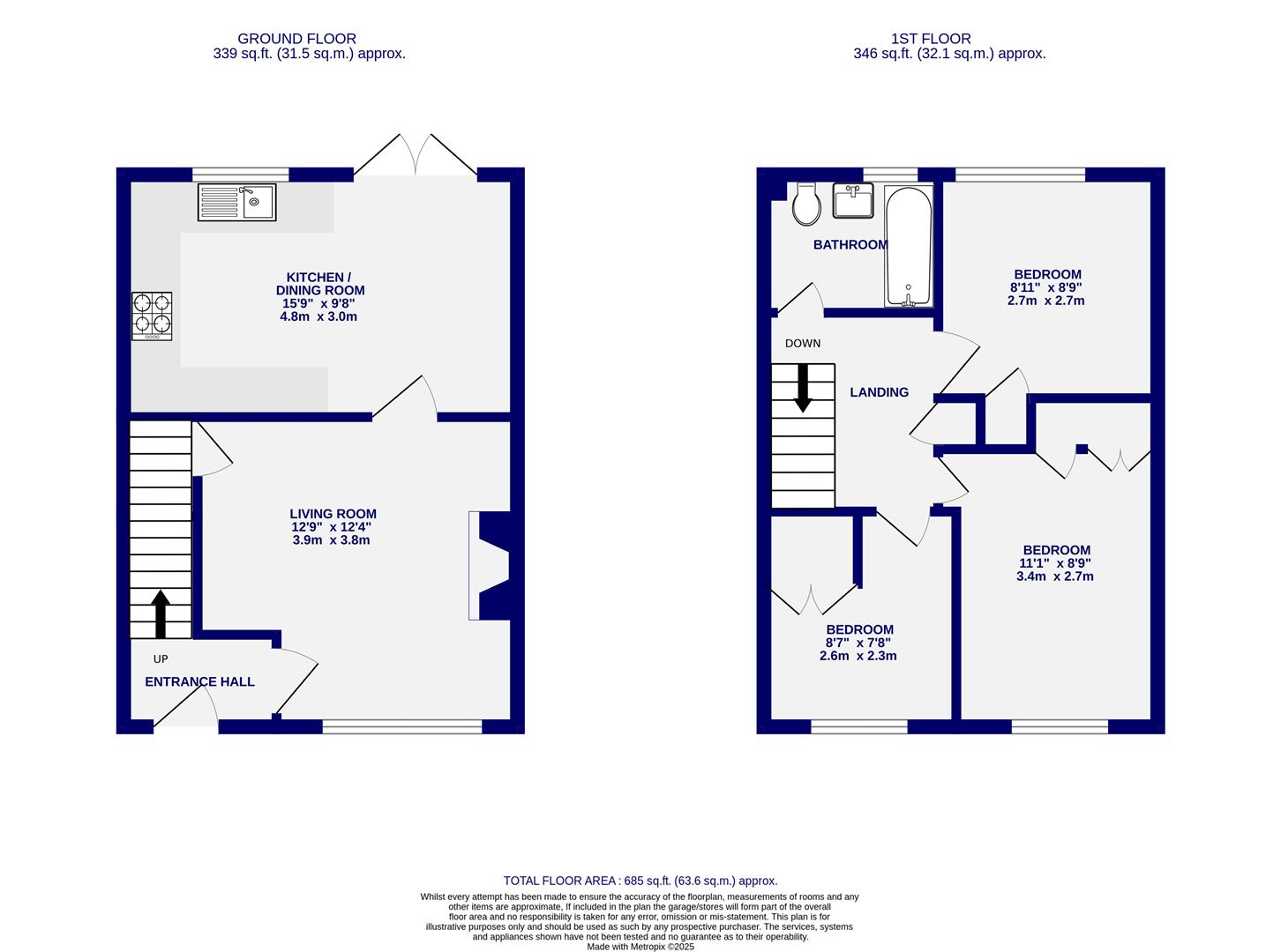 Floorplans For St. Andrew Place, York City Centre, YO1 7BP