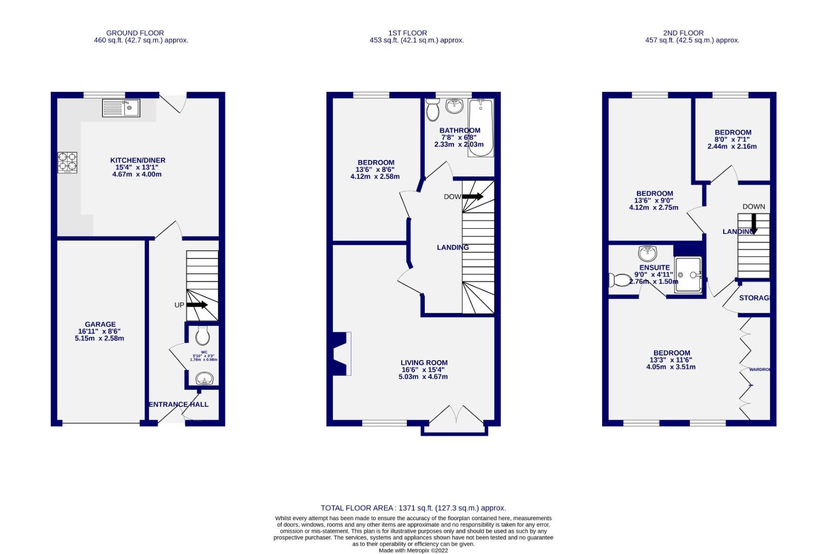 Floorplans For Monarch Way, Sovereign Park, York, YO26 5TB