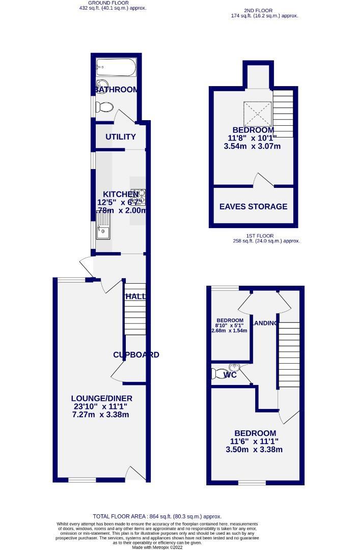 Floorplans For Railway View,  Dringhouses, York, YO24 2HS