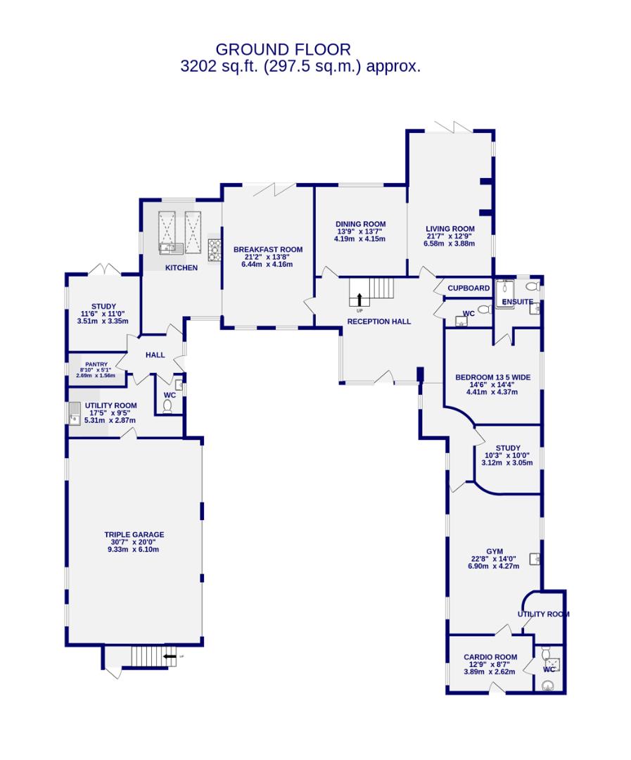 Floorplans For York Road, Sutton-On-The-Forest, York