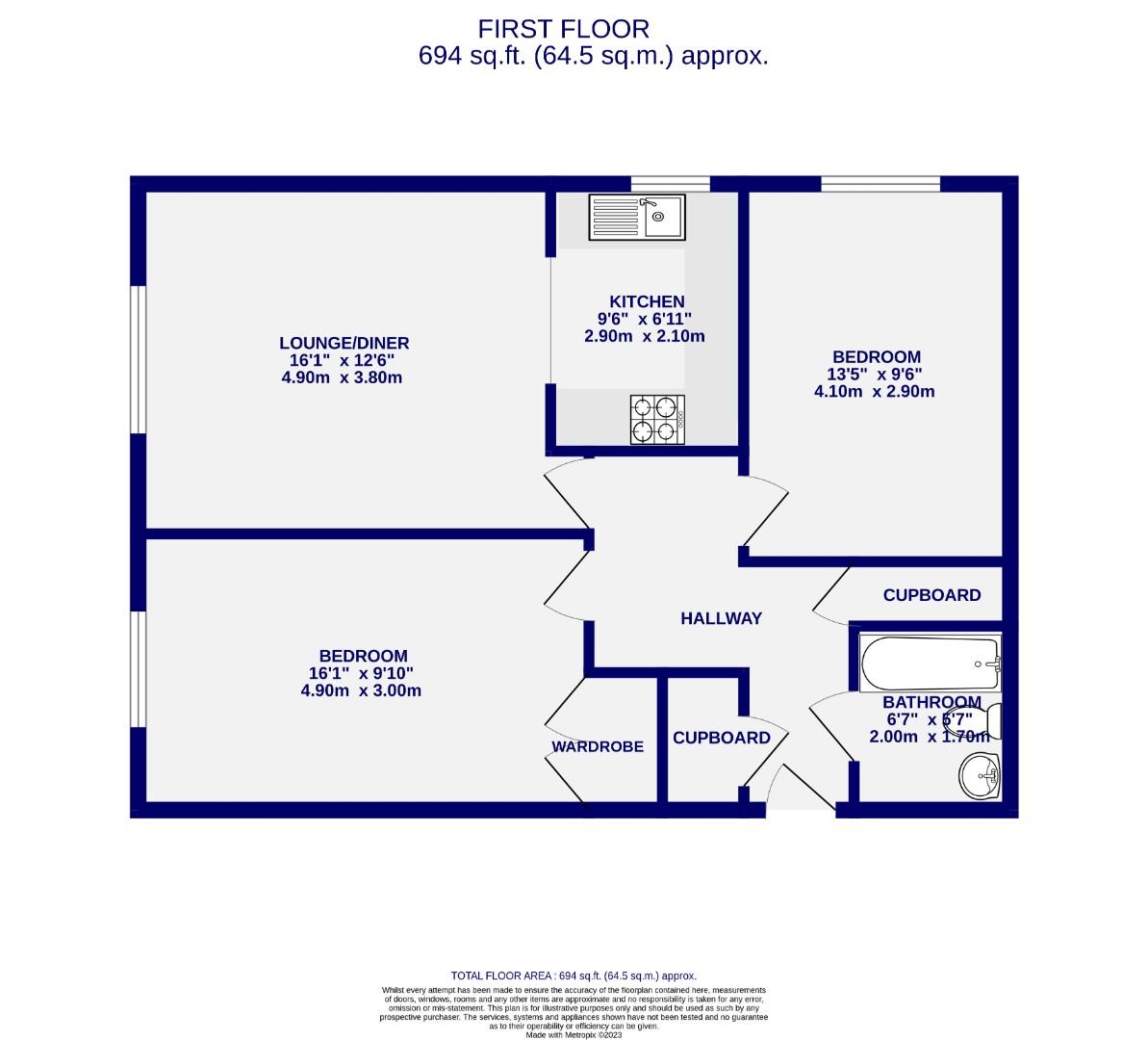 Floorplans For Vyner House, Front Street, Acomb, York