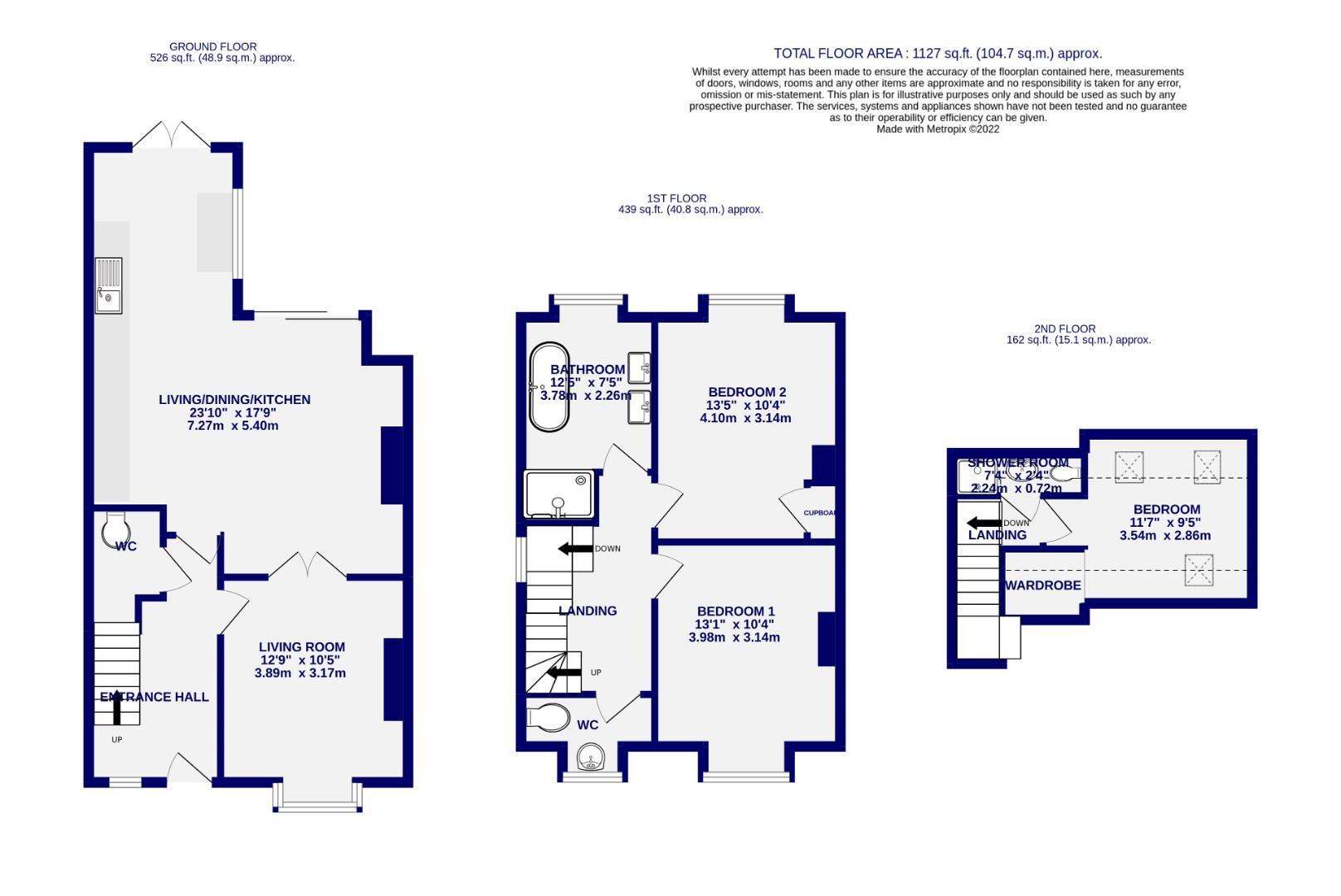 Floorplans For Westminster Road, York