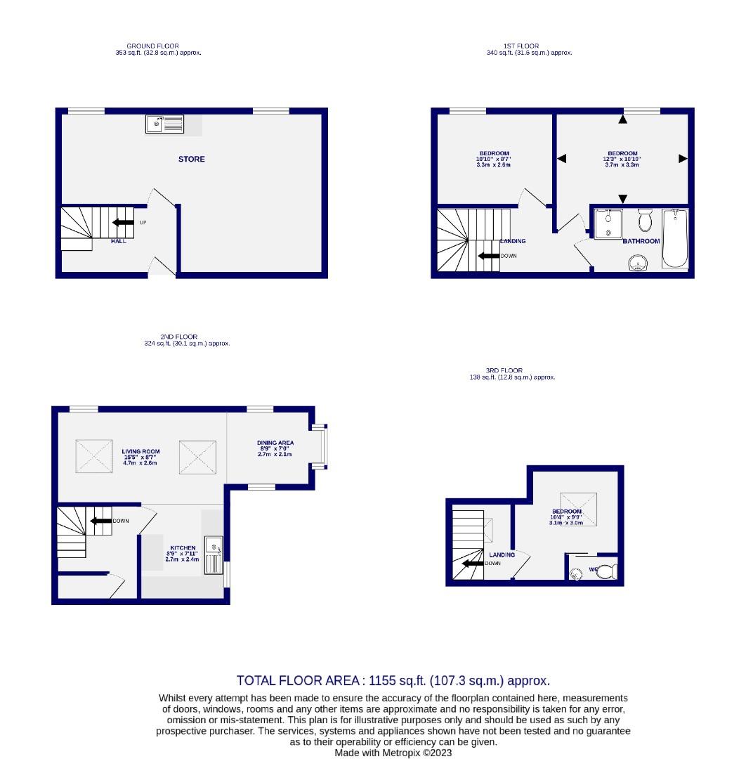 Floorplans For Clementhorpe Maltings, Lower Darnborough Street, York