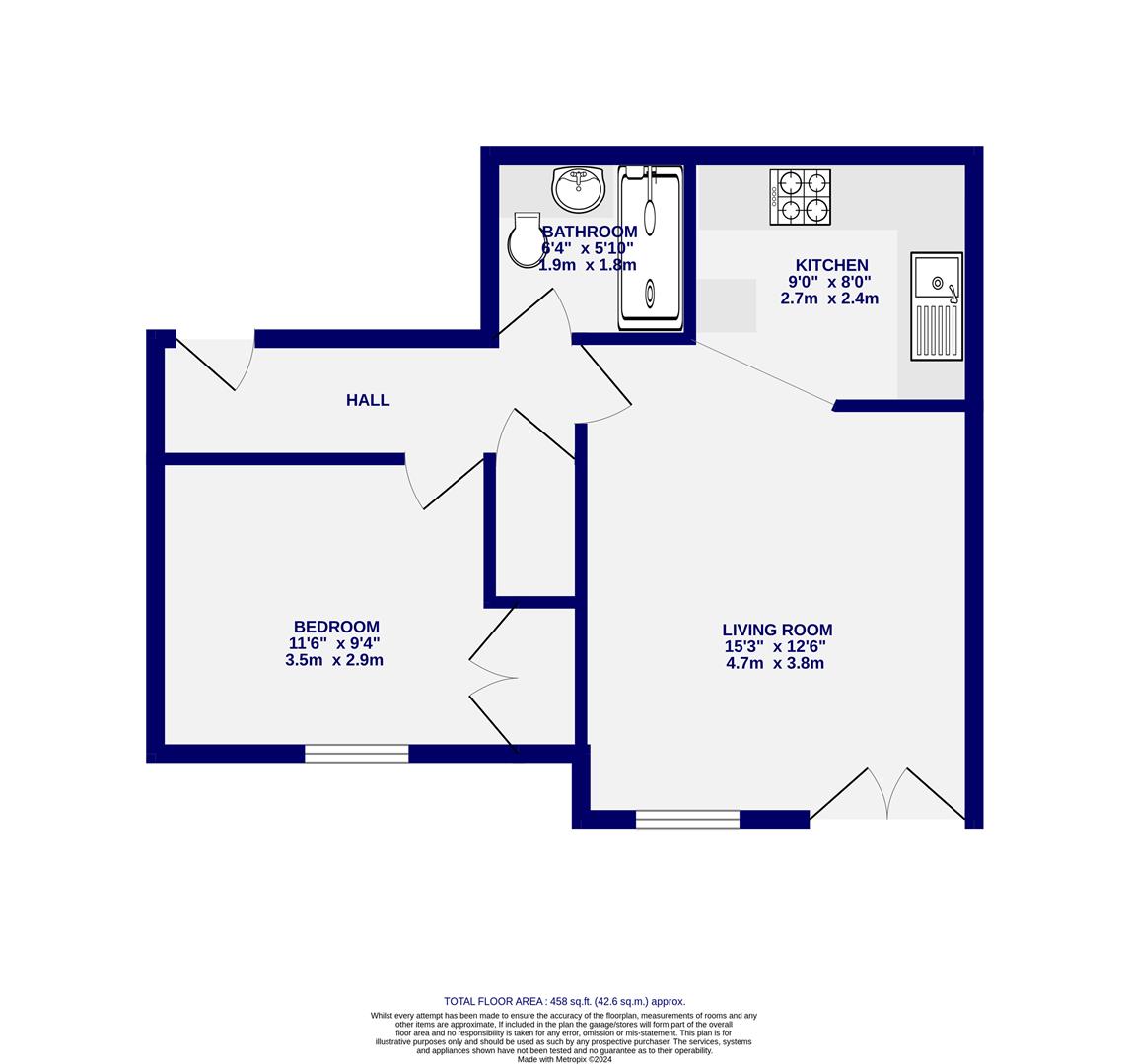 Floorplans For Middleton House, Lady Anne Court, Skeldergate, York, YO1