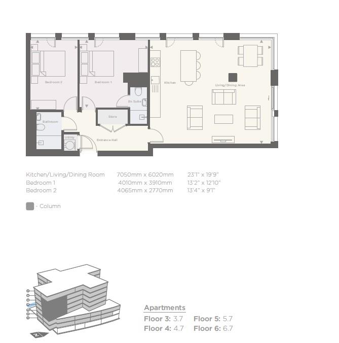 Floorplans For Ryedale House, 58 - 60, Piccadilly, York