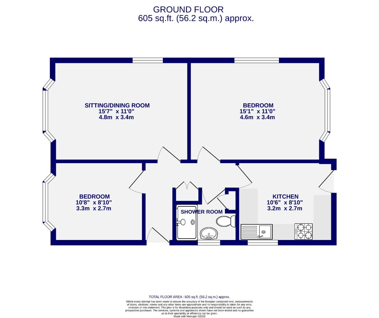 Floorplans For Danebury Crescent, Acomb, York