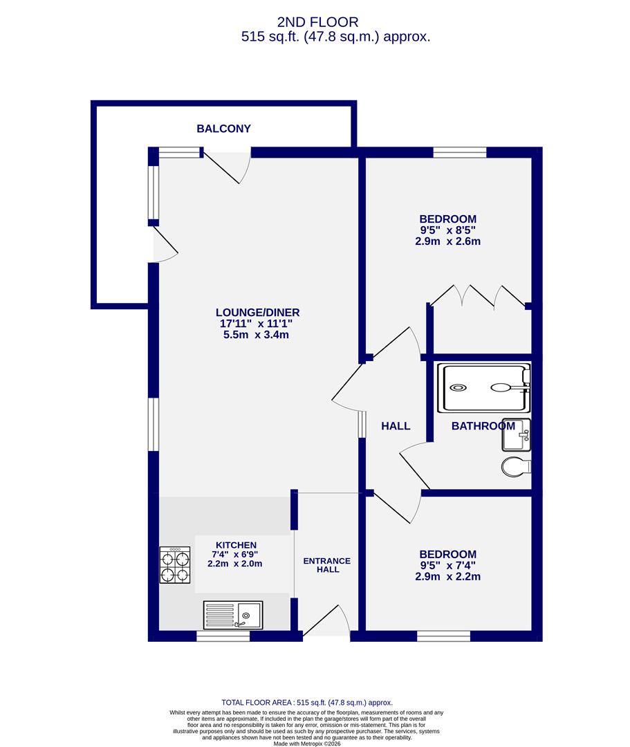 Floorplans For Mcquades Court, York, YO1 9UE
