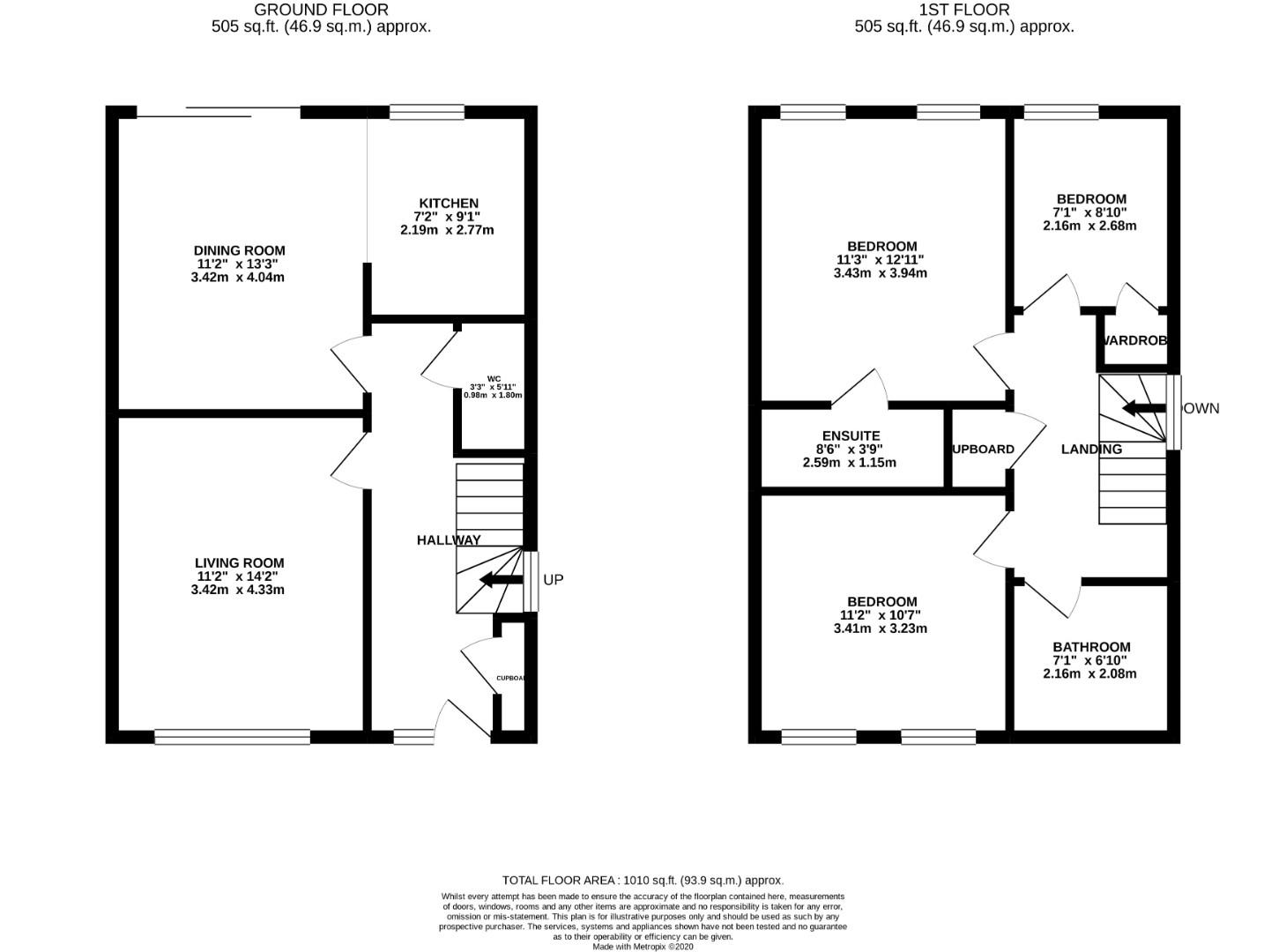 Floorplans For The Clover, Plot 28 Lowfield Green, Acomb, York