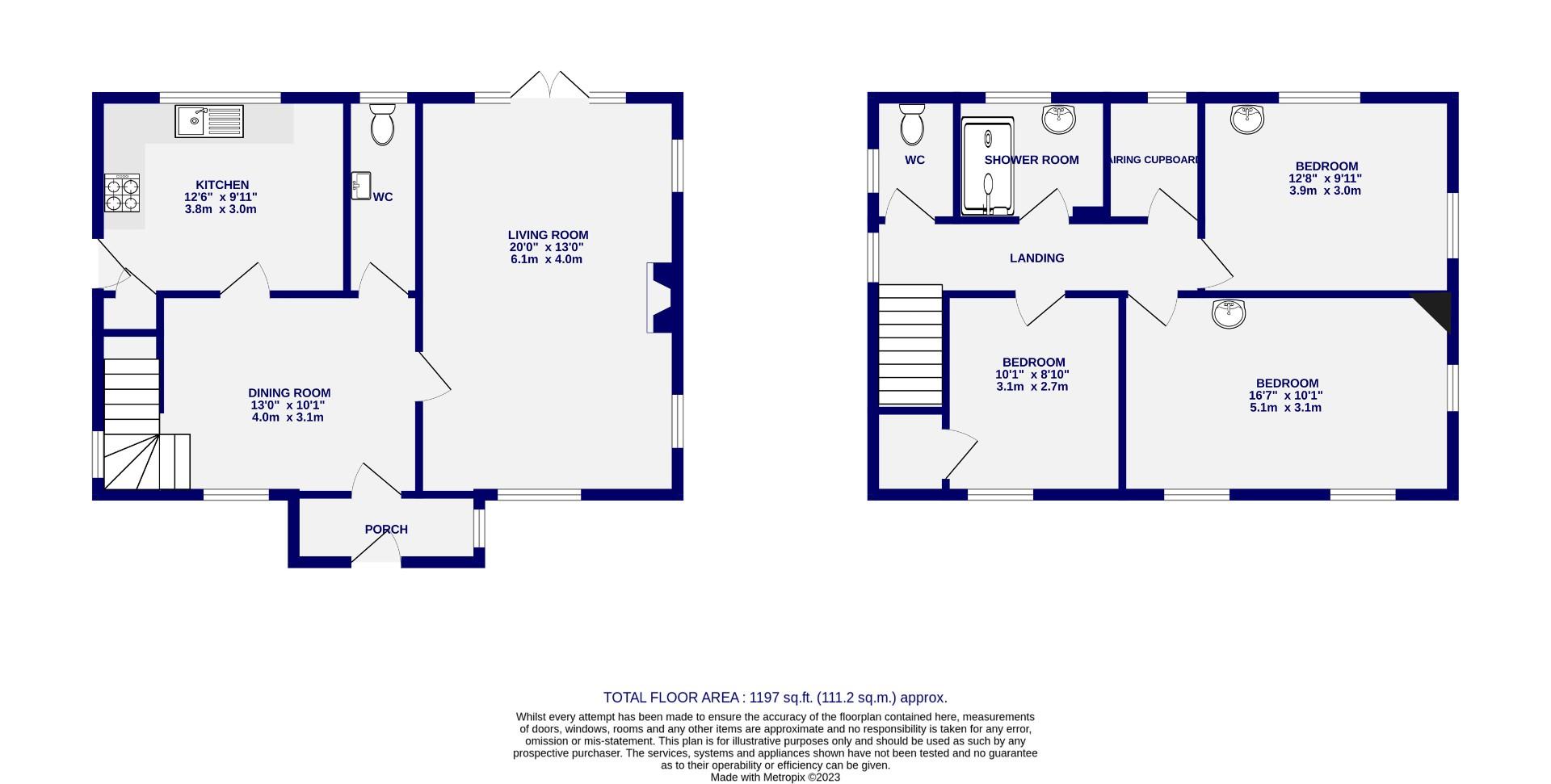 Floorplans For St. Aubyns Place, The Mount, York