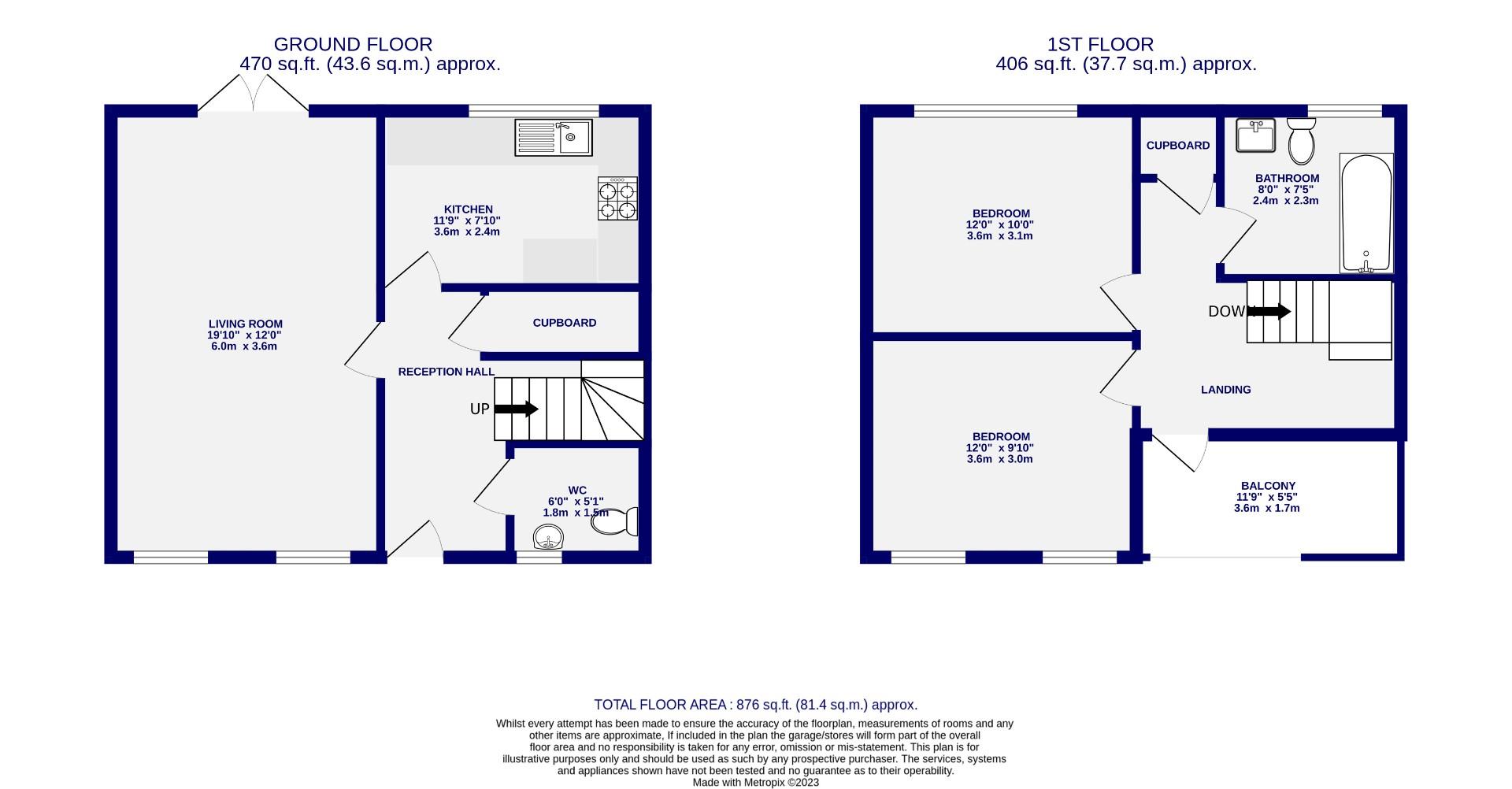 Floorplans For Lotherington Avenue, Derwenthorpe, York