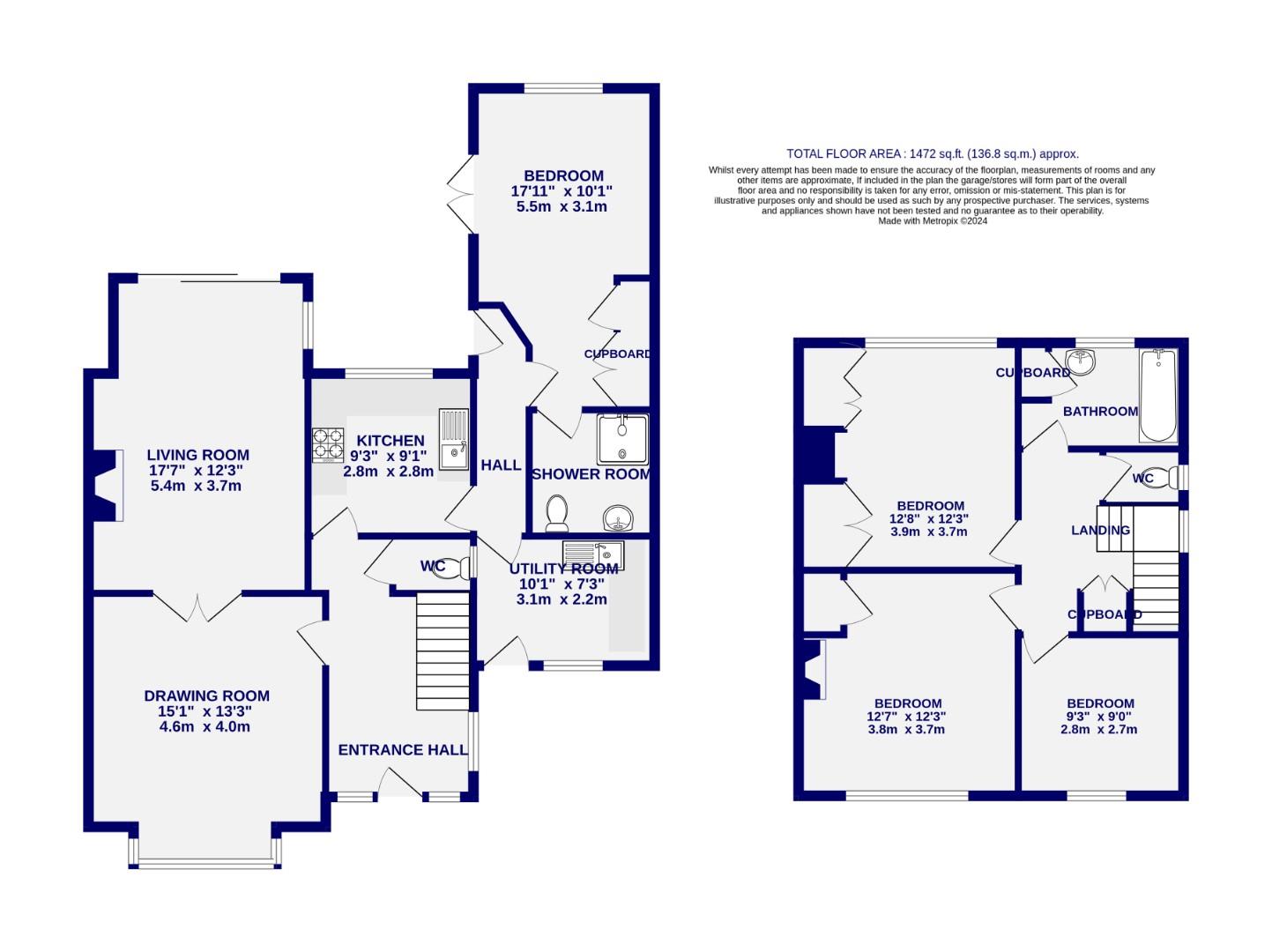 Floorplans For Ousecliffe Gardens, York