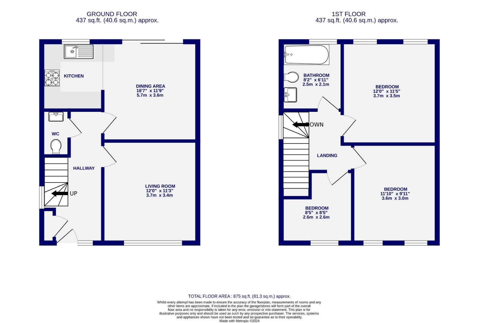 Floorplans For The Thyme, Plot 58 Lowfield Green, Acomb, York