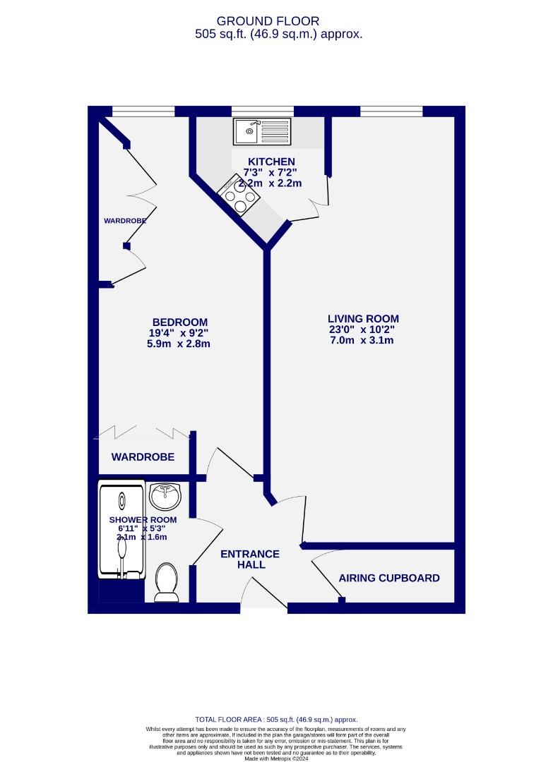 Floorplans For Fairfax Court, Acomb Road, York