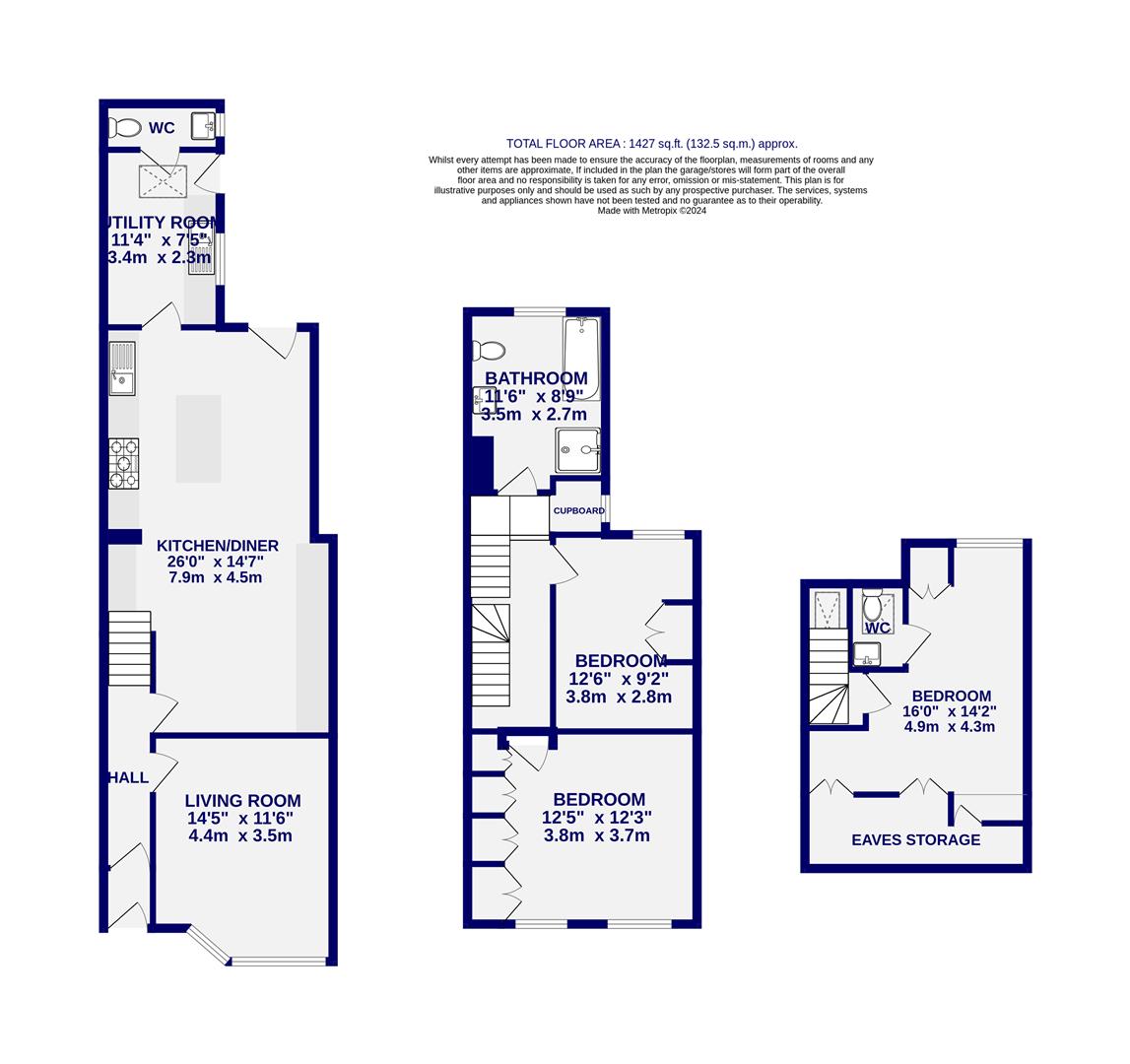 Floorplans For North Parade, York, YO30 7AB