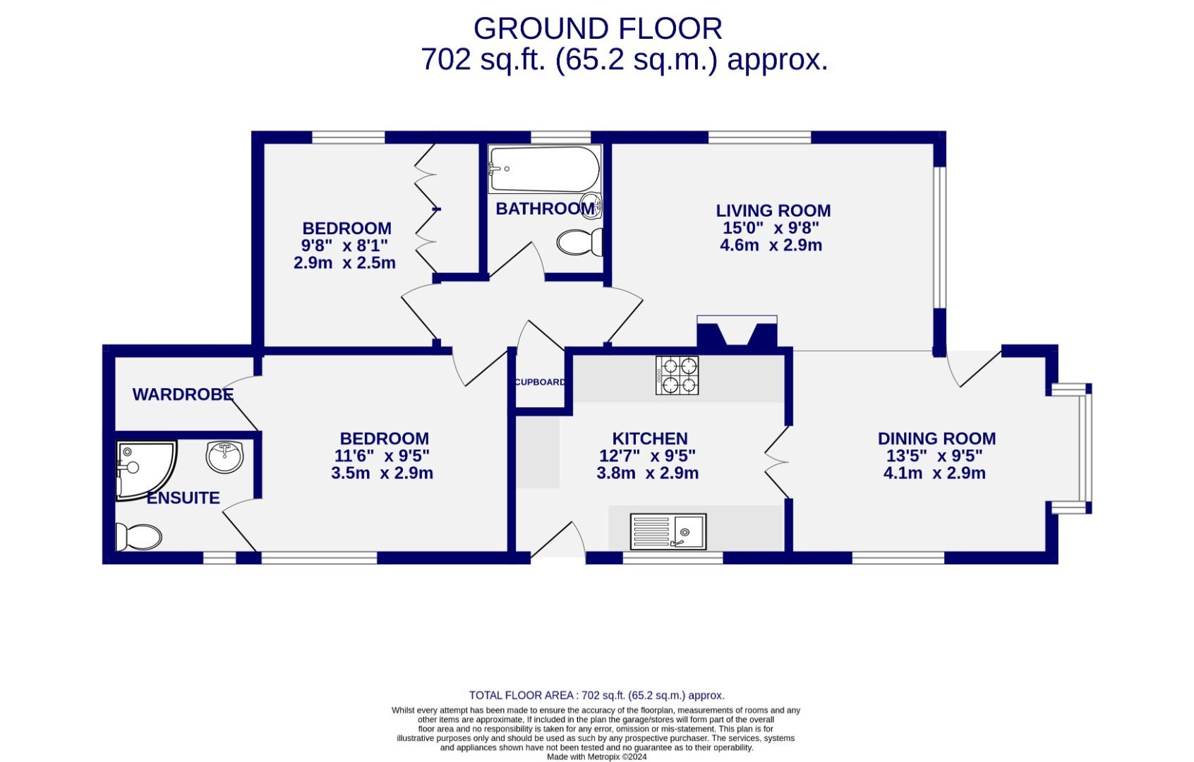 Floorplans For Elm Avenue, Acaster Malbis, York