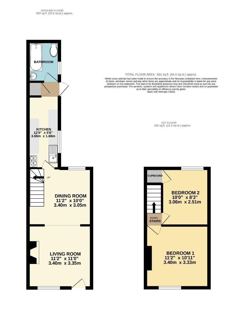 Floorplans For Argyle Street, South Bank, York, YO23 1DW