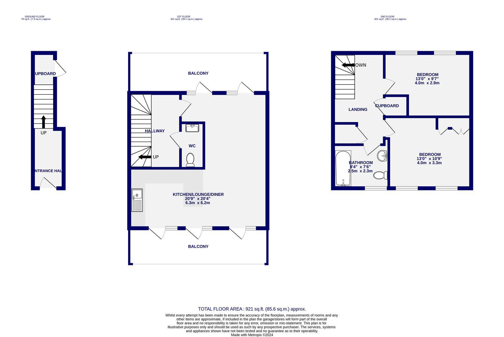 Floorplans For Clock Tower Way, The Chocolate Works, York, YO23 1PP