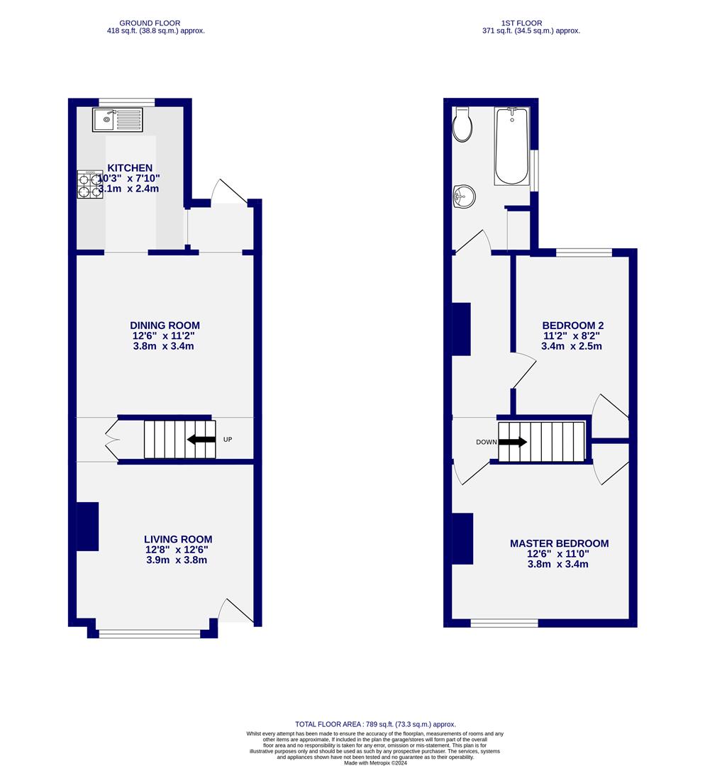 Floorplans For Huntington Road, York, YO31 8RR