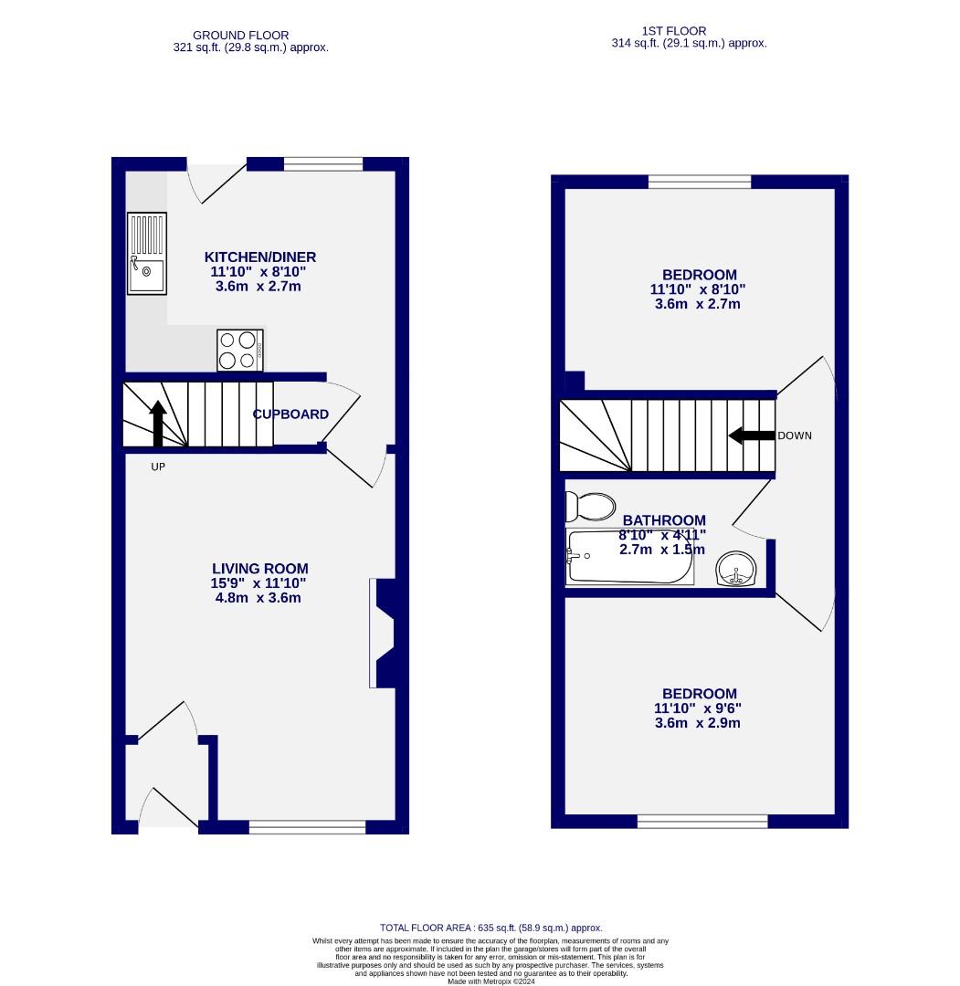 Floorplans For Ostlers Close, Copmanthorpe, York