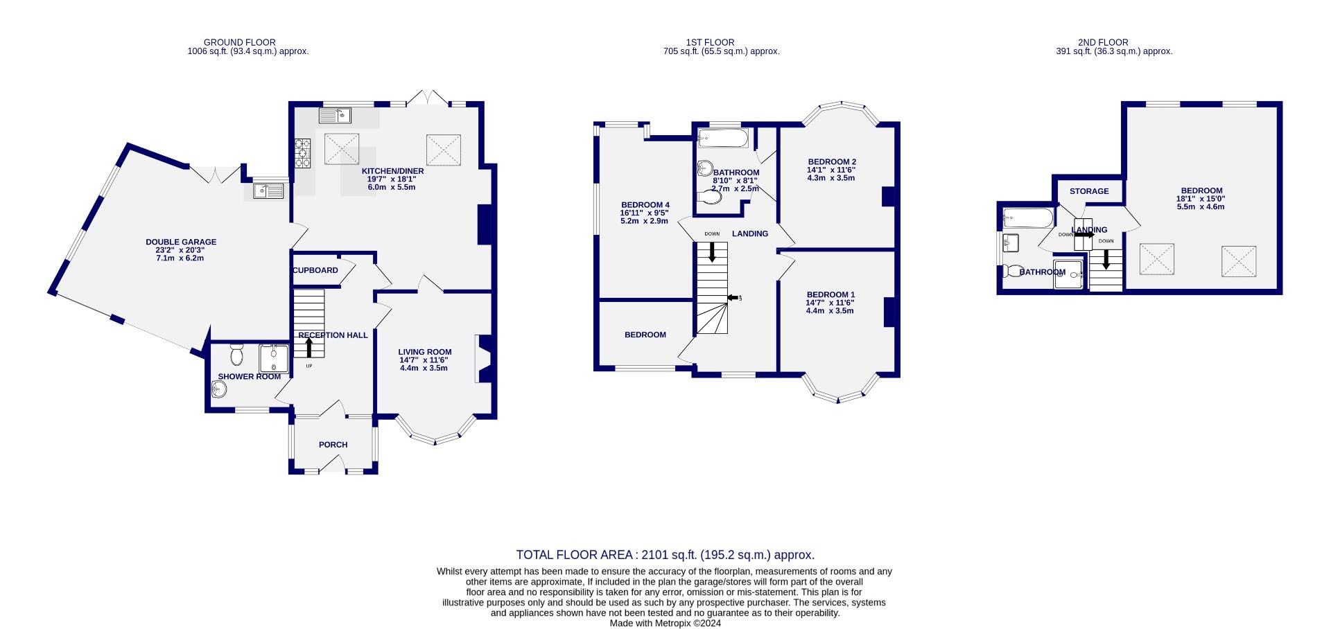 Floorplans For Hunters Way, Off Tadcaster Road, YORK