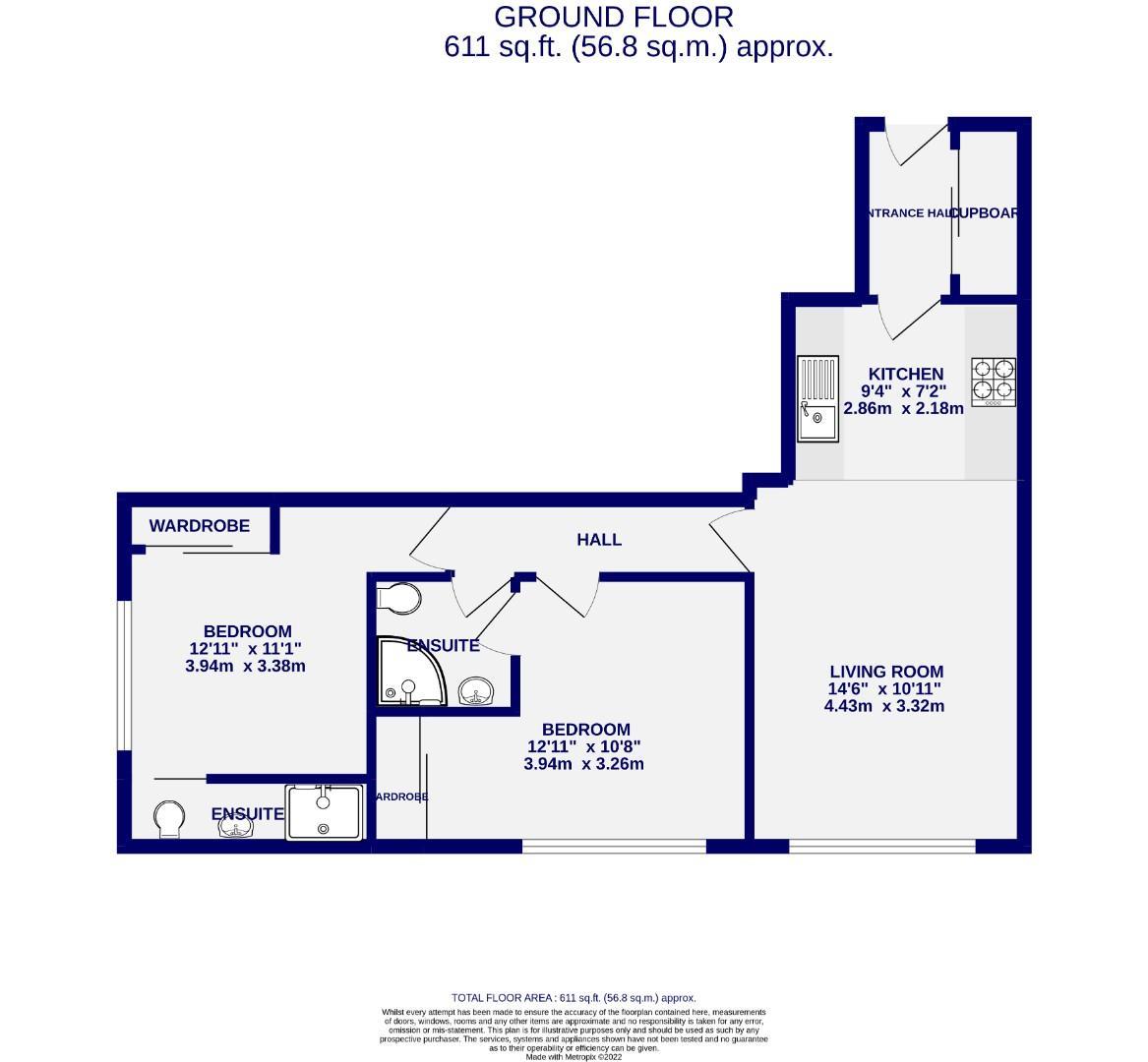 Floorplans For Cocoa Suites, Navigation Road, York, YO1 9AE