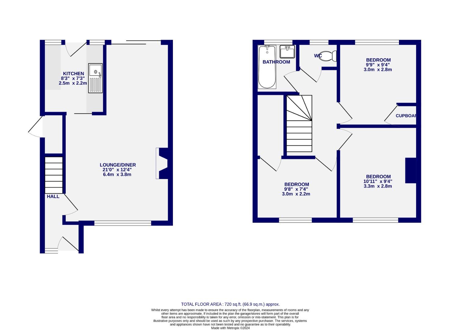 Floorplans For Springfield Close, York