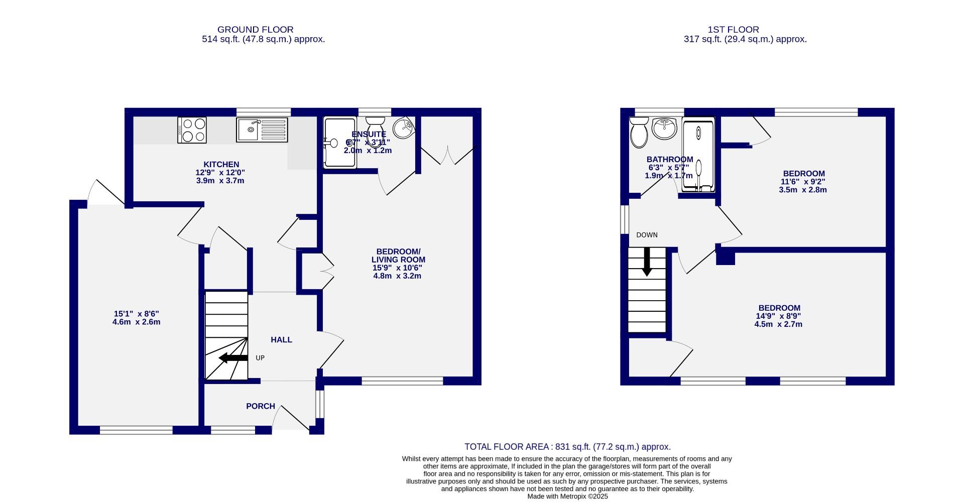 Floorplans For Bramham Avenue, York