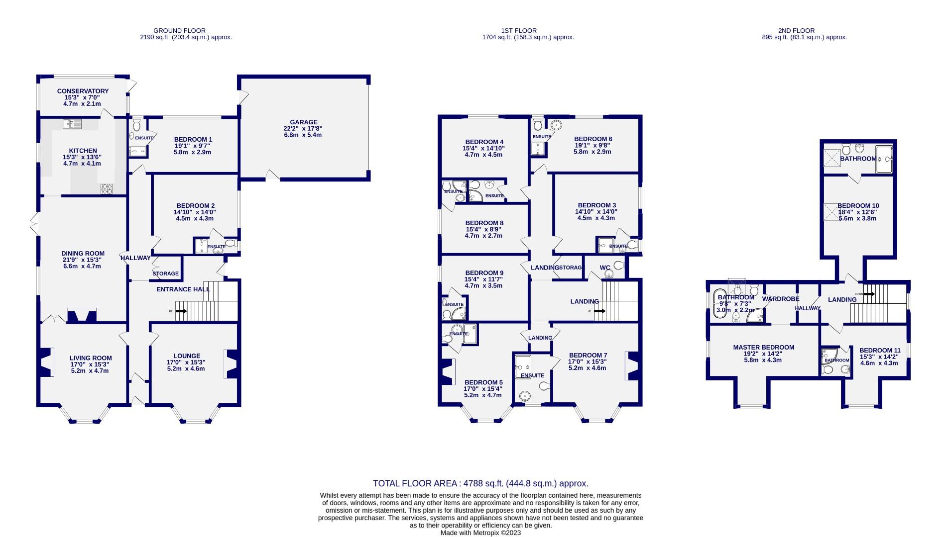 Floorplans For Fulford Road, York