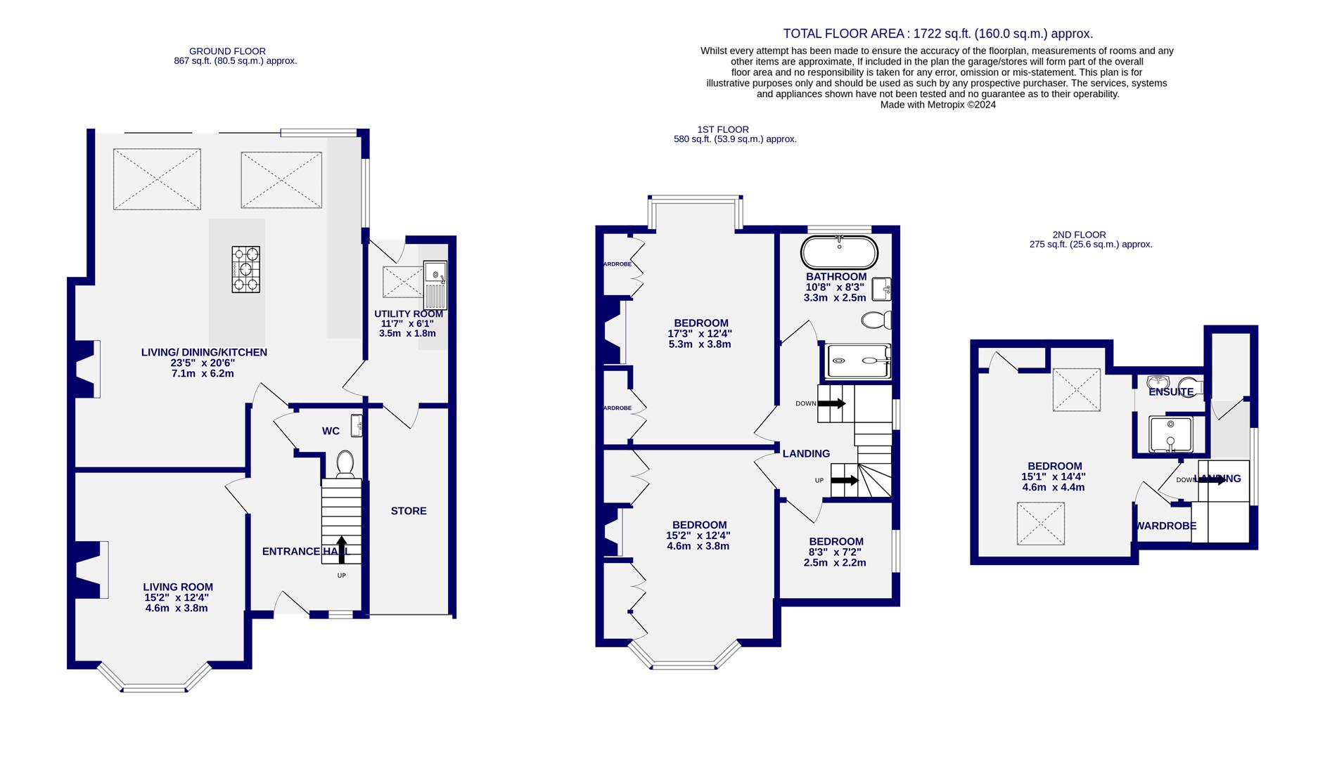 Floorplans For Hempland Lane, York